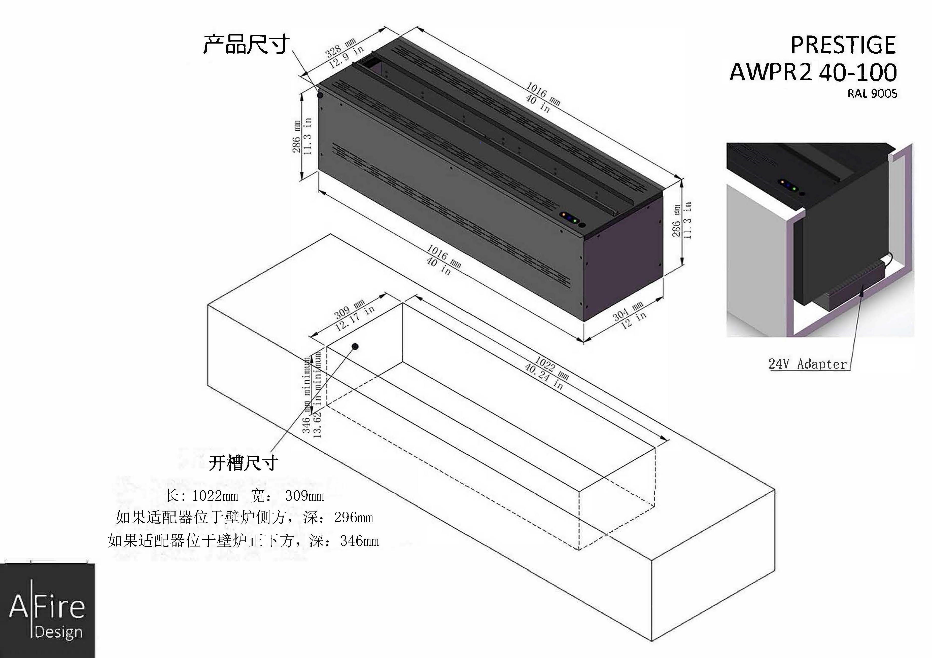（图1）产品尺寸&开槽尺寸图