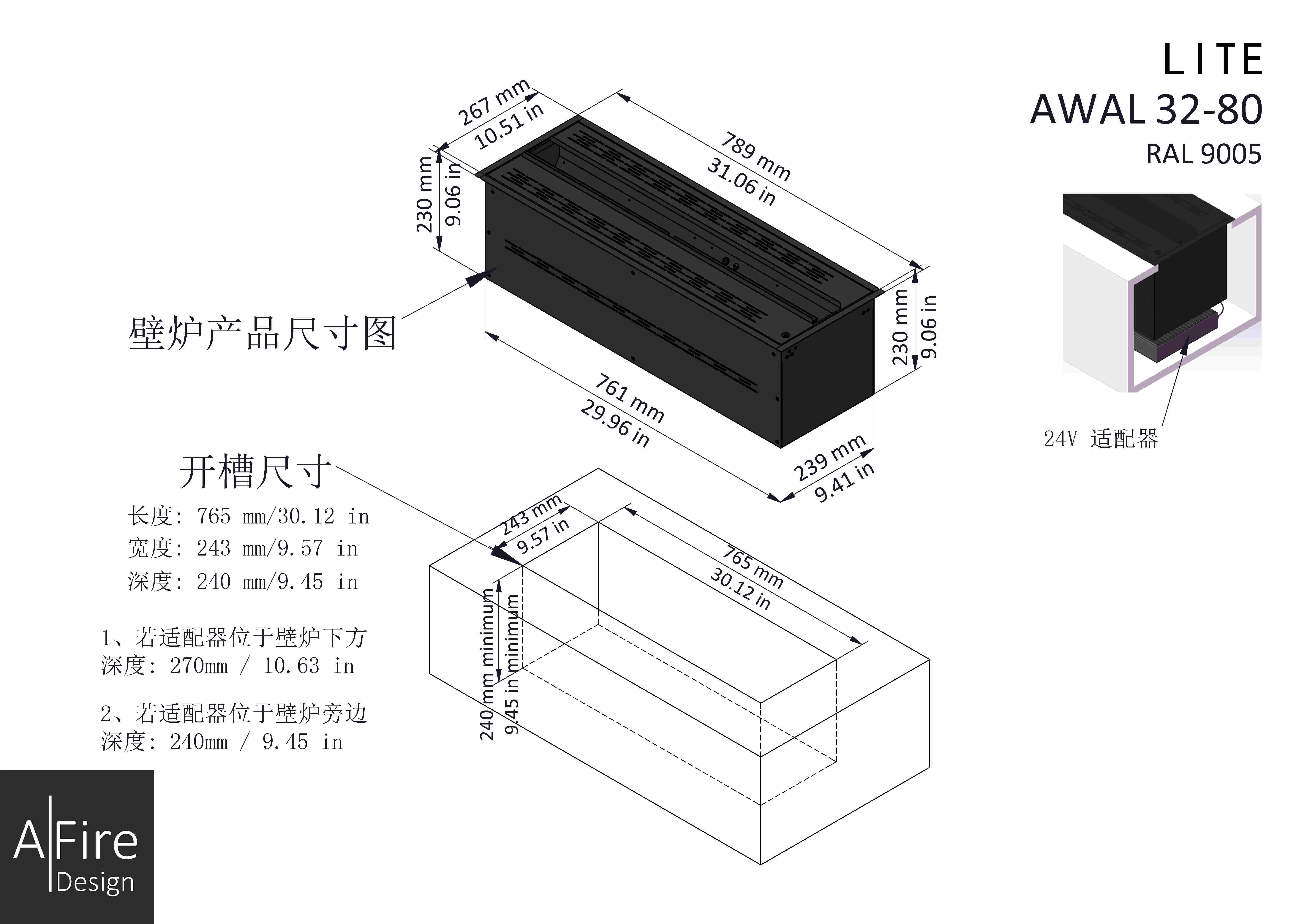 (图1)产品尺寸&开槽尺寸图