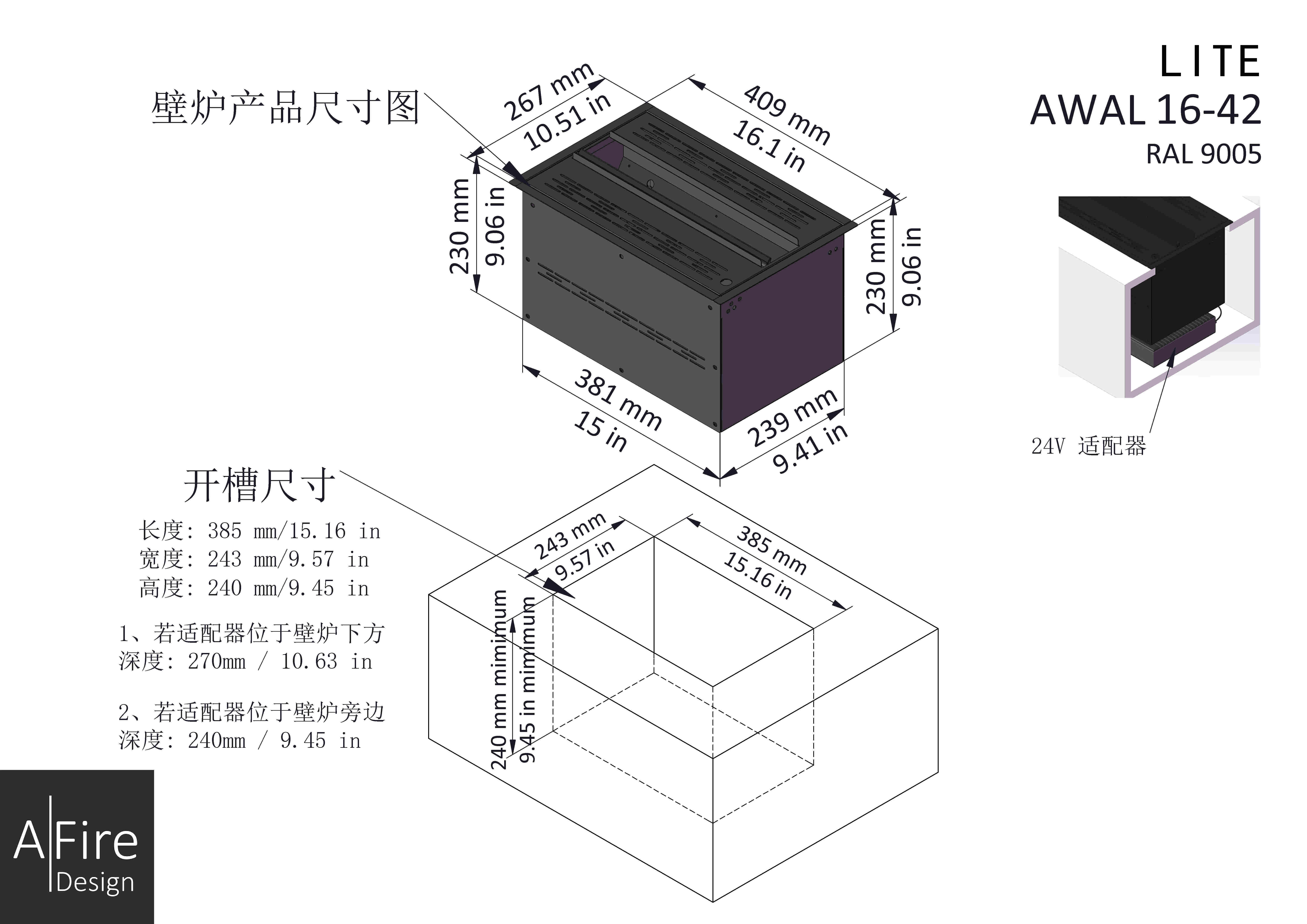 （图1）产品尺寸&开槽尺寸图