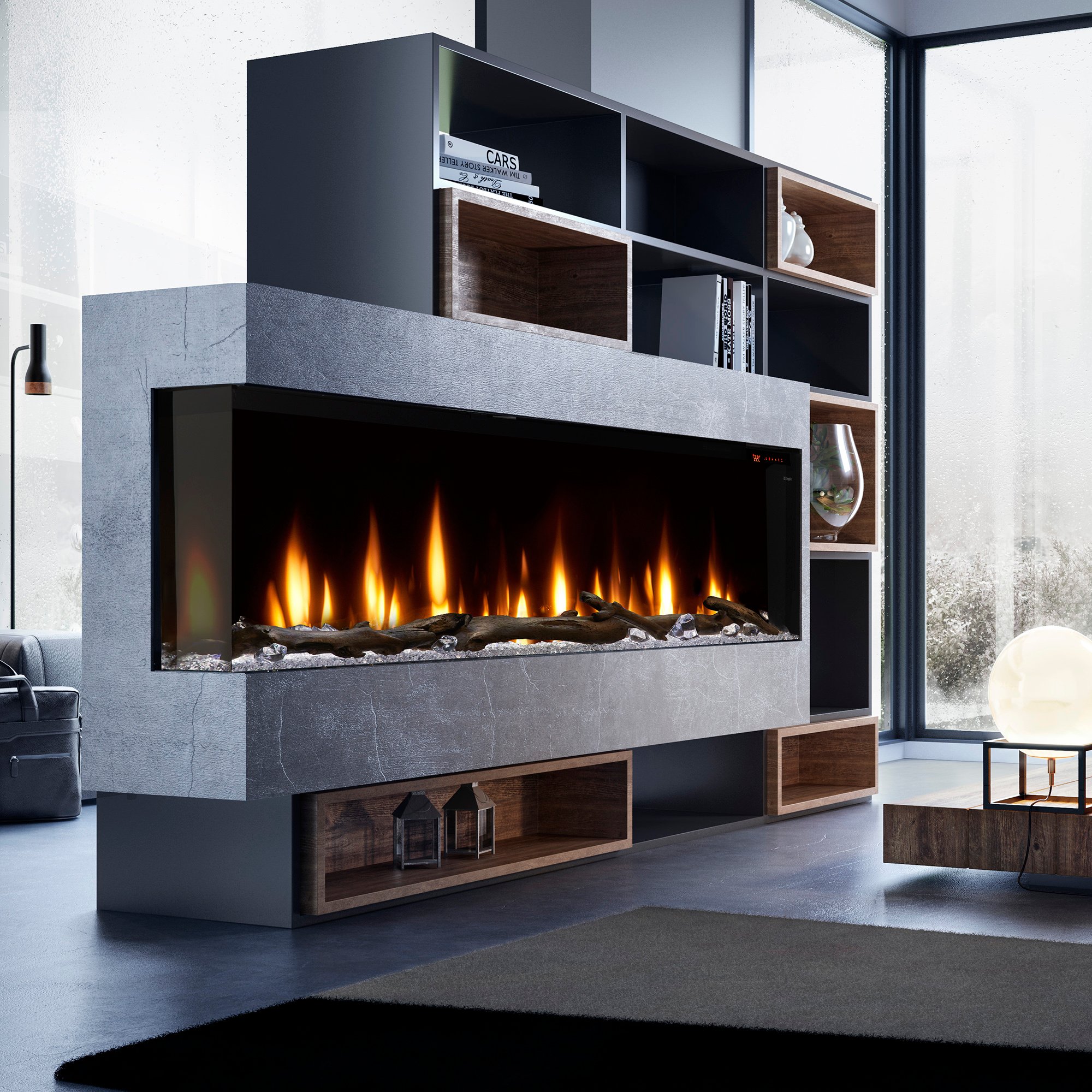 Dimplex linear electric fireplace Ignite Bold XLF7417-XD - 线性电壁炉